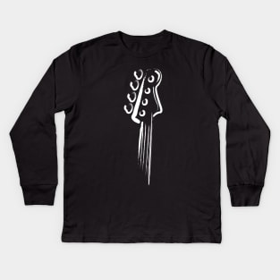 Bass Guitar Players Rock Kids Long Sleeve T-Shirt
